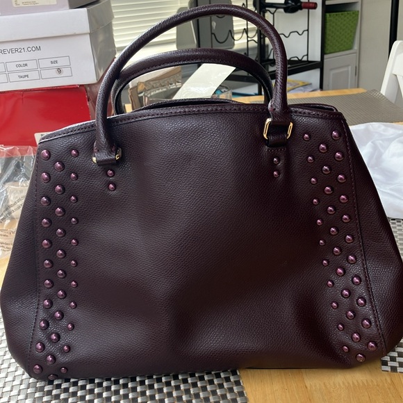 Authentic Coach handbag dark burgundy - Picture 3 of 8